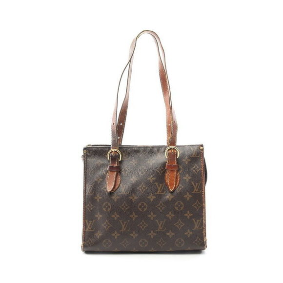 Louis Vuitton Monogram Au Brown Bag Tote Popincourt Leather - Picture 1 of 7